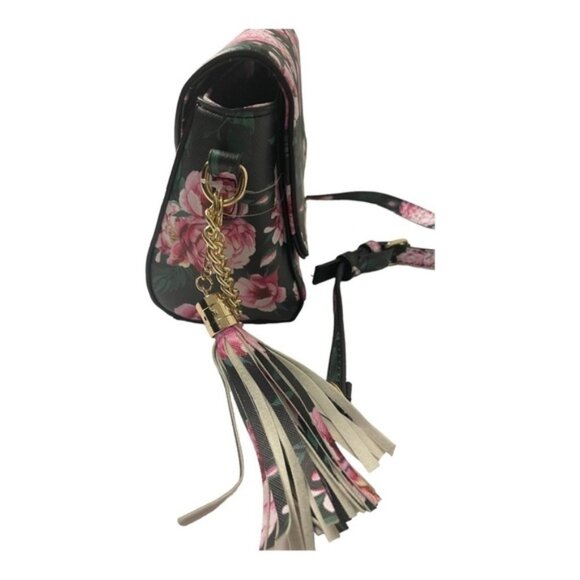 ARDENE Black Floral Crossbody Bag - Picture 5 of 5